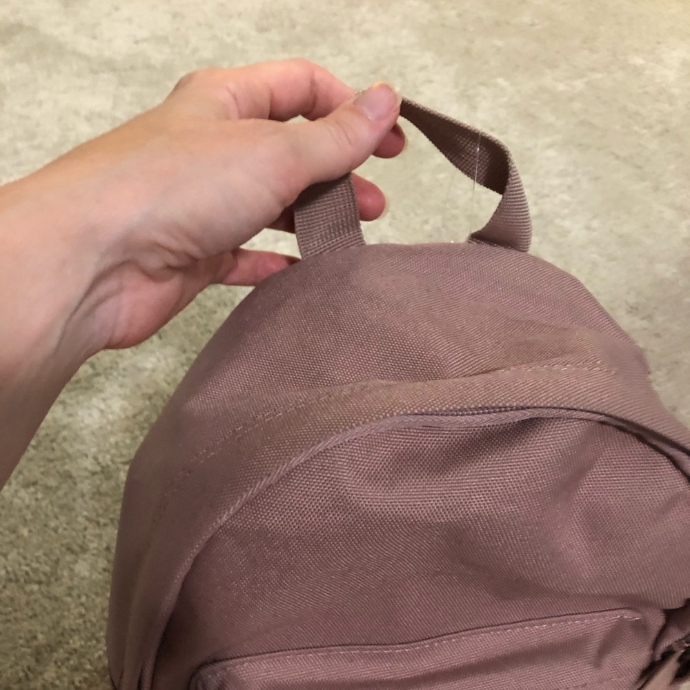 Herschel Mini Backpack Mauve Dusty Rose Pink Classic Casual Travel Bag - Picture 4 of 10